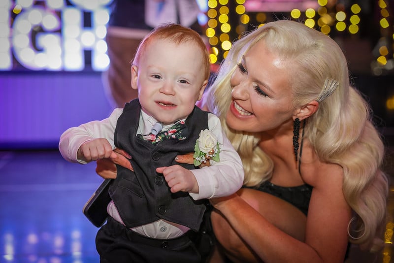Miracle Flights' 2025 Child Ambassador, Asher, with his mother, Becky.