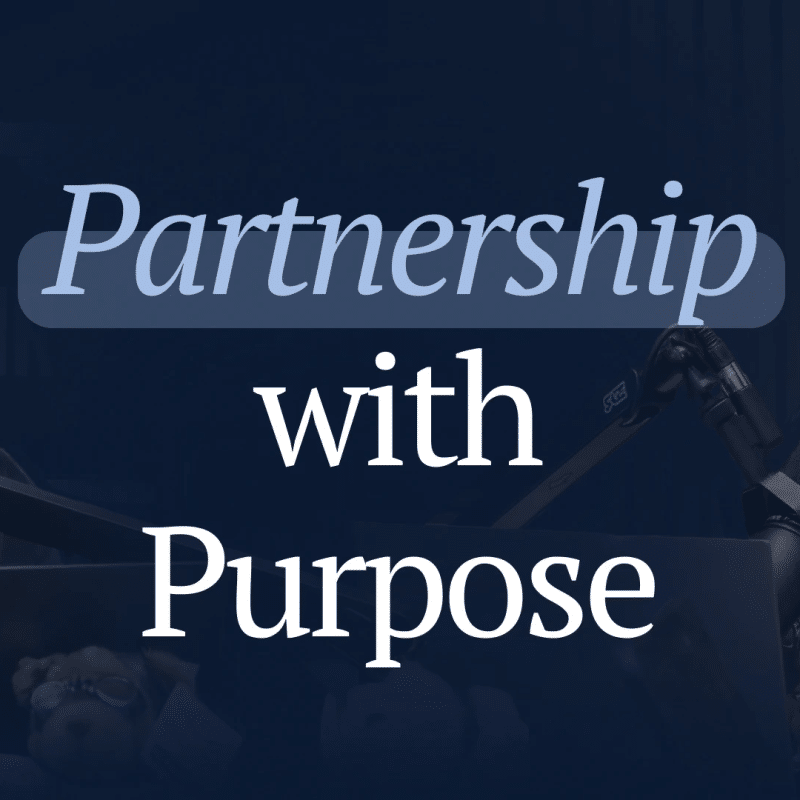 Partnership with Purpose Banner
